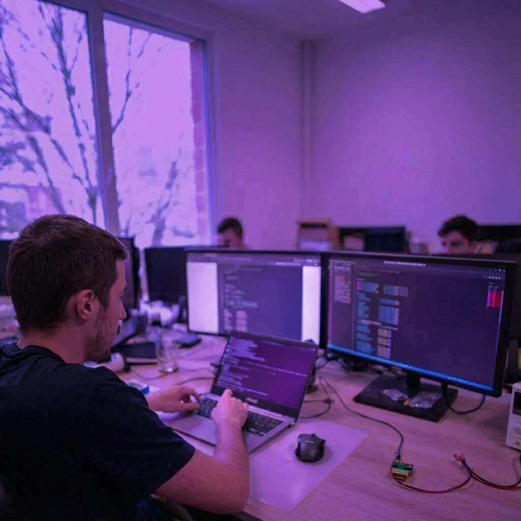 Ingénieur Efiscience assurant l'expertise et la configuration d'un serveur GPU